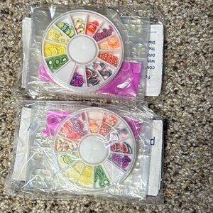 Colorful Nail Art Wheel Sets (2 pack)
